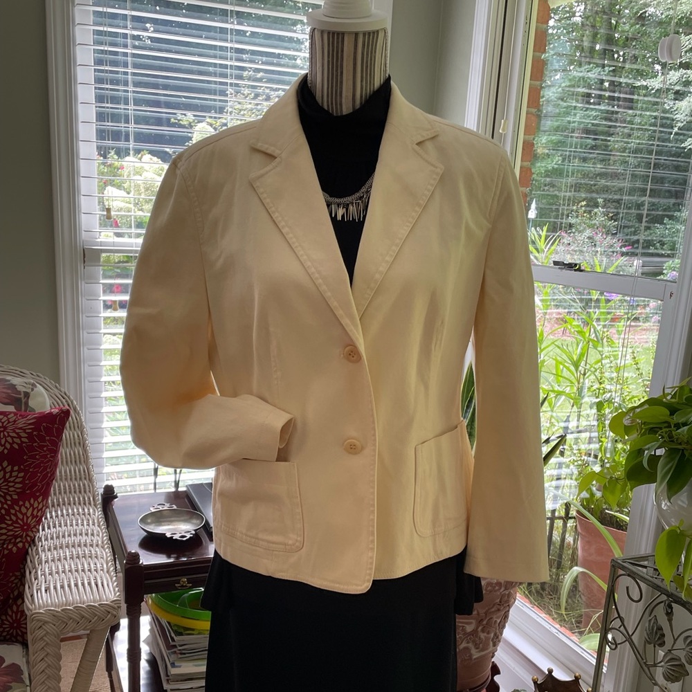 STRENESSE YELLIW JACKET SIZE 12